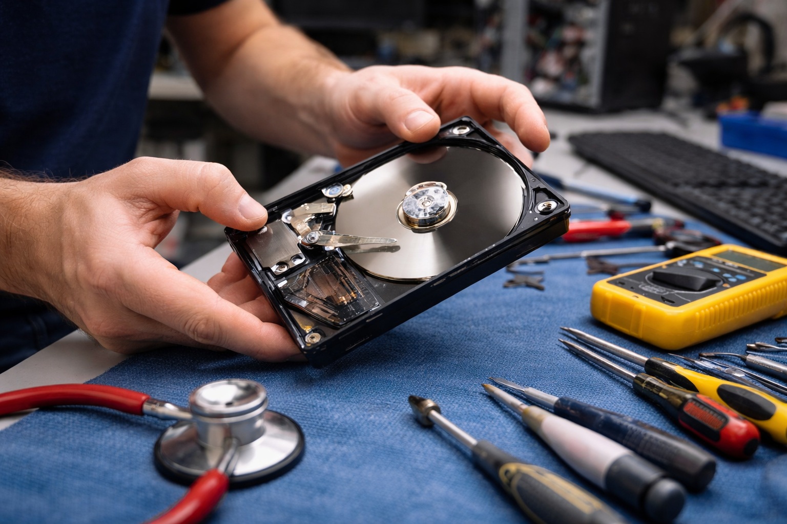 Recuperare date HDD și SSD – ce faci dacă hardul scoate sunete ciudate