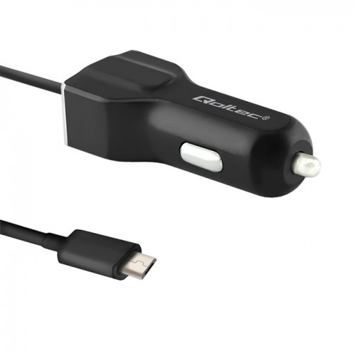Invertor universal de masina Qoltec 12-24V 17W 5V 3.4A Cablu USB + Micro USB