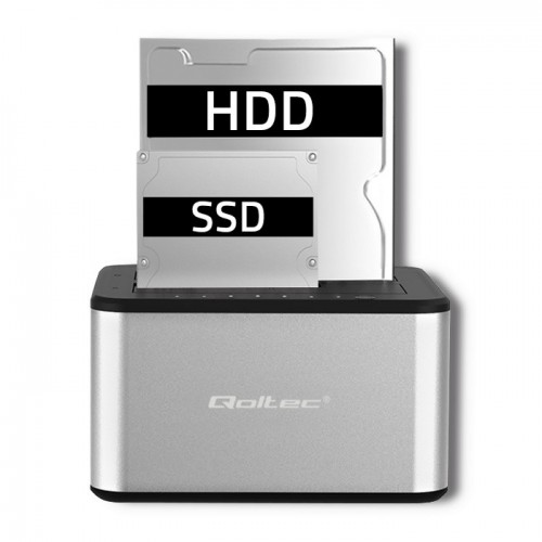 Qoltec Docking station 2 x HDD/SSD USB 3.0