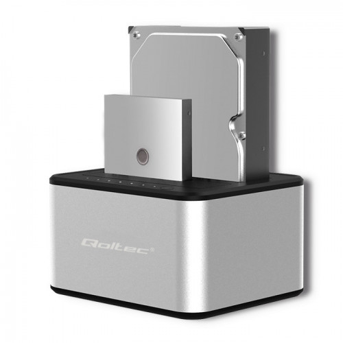 Qoltec Docking station 2 x HDD/SSD USB 3.0