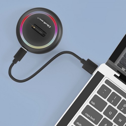 Qoltec M.2 SSD docking station SSD M.2 SATA NVMe USB-C 2TB