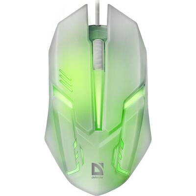 Mouse Defender CYBER MB-560L ALB ILUMINAT 7 CULORI