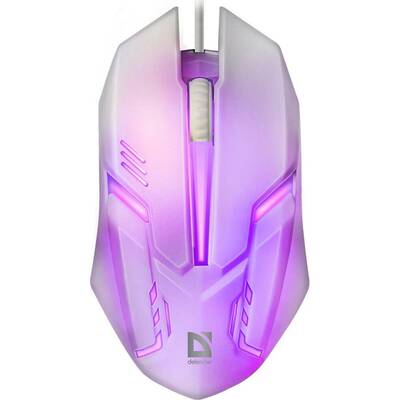 Mouse Defender CYBER MB-560L ALB ILUMINAT 7 CULORI
