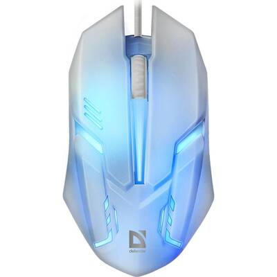 Mouse Defender CYBER MB-560L ALB ILUMINAT 7 CULORI