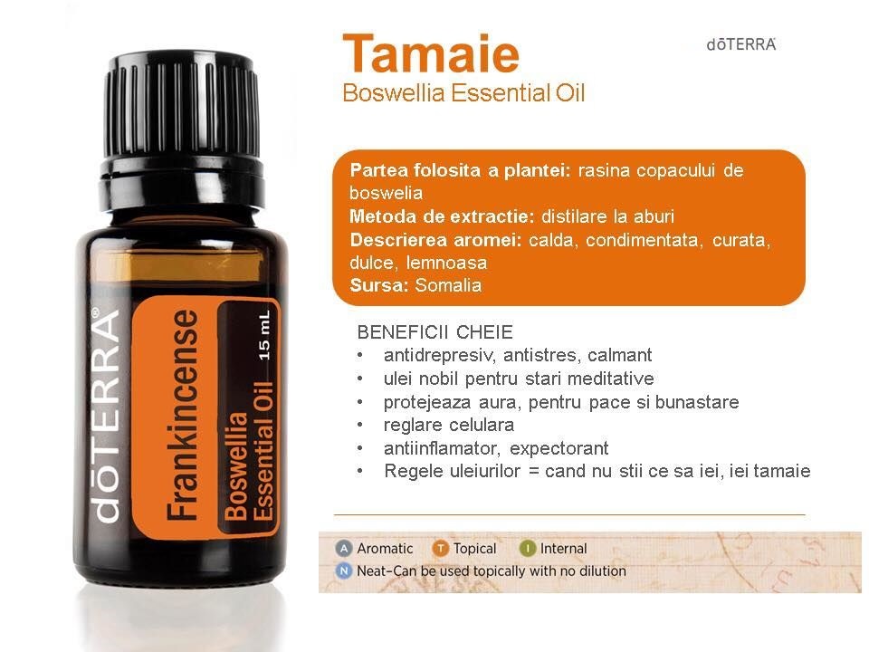 Ulei esential doTERRA Frankincense (Tamaie) 15ml