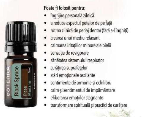 Ulei esential doTERRA Black Spruce (Molid Negru)  5ml