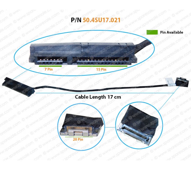Conector / Adaptor HP HDD DV7 DV7-7000 DV7-7100 DV6-7000 M7 DV6T-7 50.4SU17.021