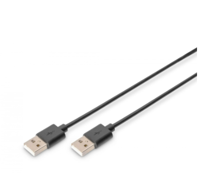 Cablu date Digitus USB 2.0 AM male la USB male 1m