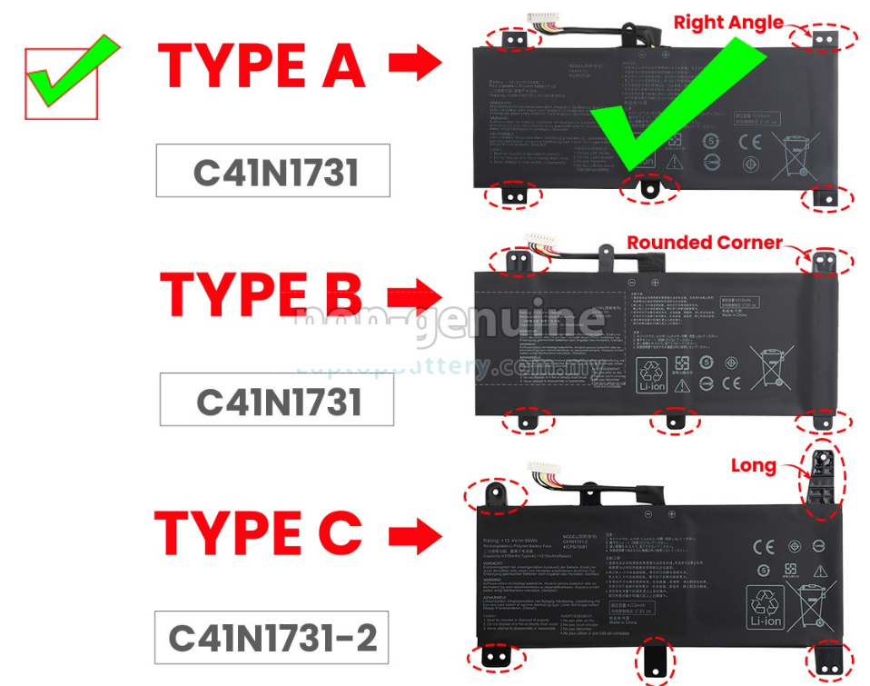 Baterie laptop Asus GL504 GL504GM GL504GS ROG Strix GL504GW Scar II C41N1731 type A