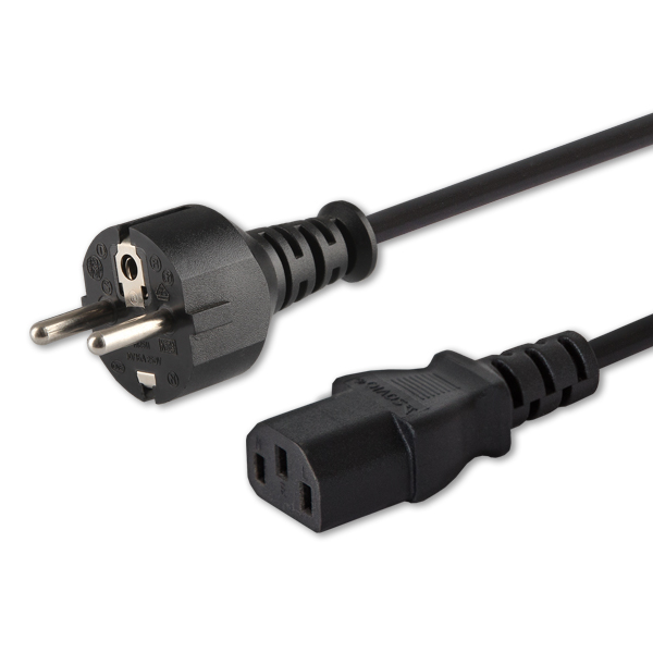 Cablu alimentare PC Monitor 1.2 m negru 2A