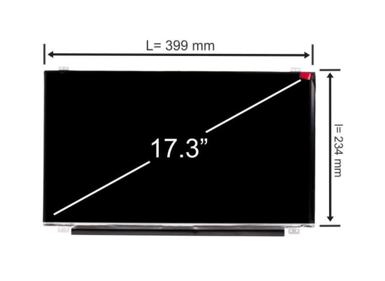 Laptop display 17.3 inch slim 1600x900 NT173WDM-N21 30pin