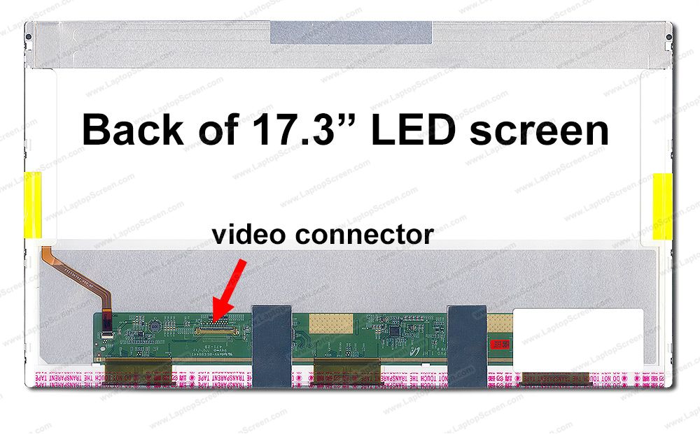 Laptop display 17.3 inch led 1600x900 left connector LP173WD1(TL)(A1) 40 pin