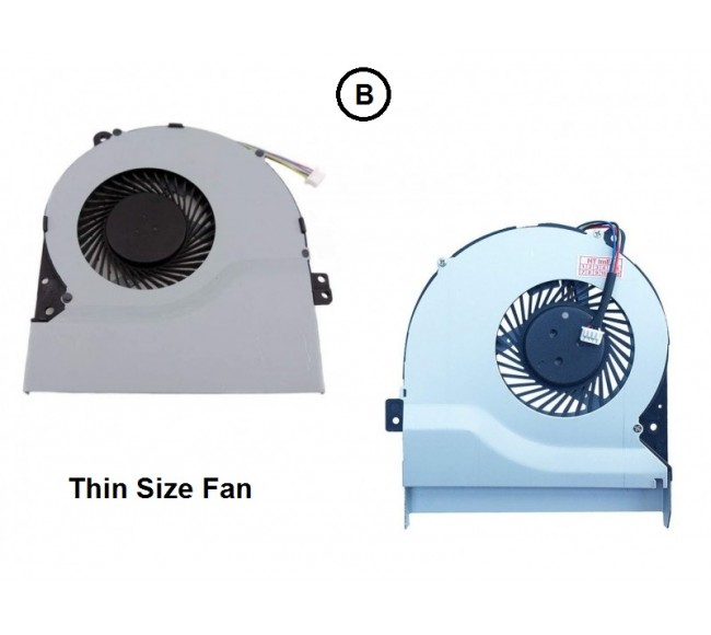 Cooler/FAN laptop Asus X552 A56CB U58CM V550CB K550CC K56CA P550LA F550CA R510L R550CM X550CC 4PIN  varianta grosime 9 mm