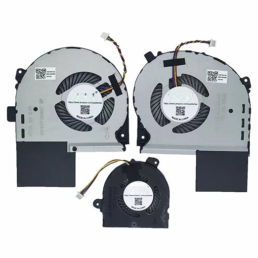 Set 3 Cooler/FAN laptop Asus  ROG Strix GL703GS GL703GM GL703 S7B GL703GS-DS74 GL703GM-DS74 GL703GM-NS73 DFS601712M00T FK0A DFS593512MN0T FK08