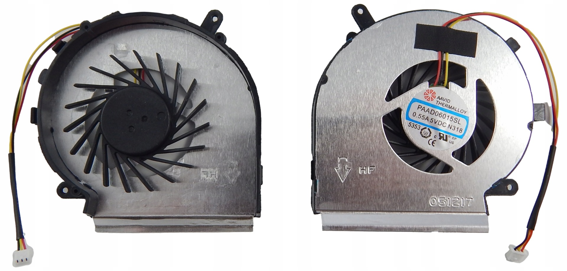 Cooler/FAN laptop CPU MSI GE72 GE62 PE60 PE70 GL62 GL72 GP62 2QE 6QG MS-1794 MS-1795 PAAD06015SL 3PIN