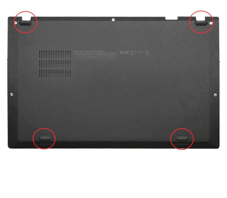 Set 4 bucati picioruse cauciuc caracasa Lenovo Thinkpad  X1 Carbon 5th 6th X1C 2017 2018