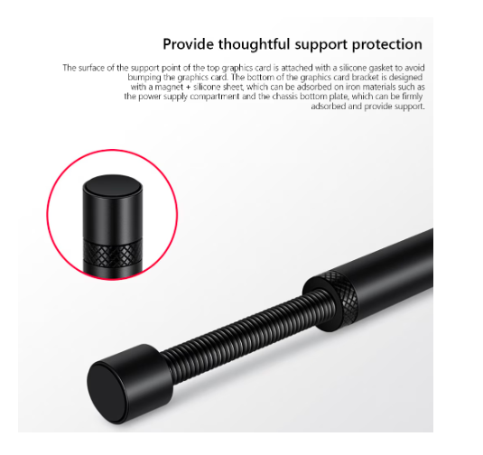 Suport fixare placa video PC - Universal ajustabil 74mm -120mm