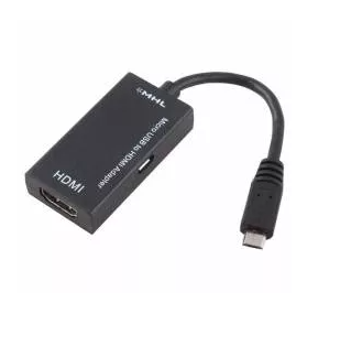 Adaptor micro USB to HDMI 0.15m black