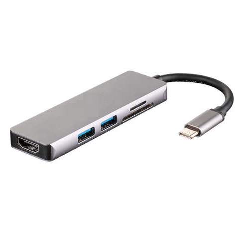 Hub USB-C 3.1 la 2 xUSB3.0 HDMI SD/TF