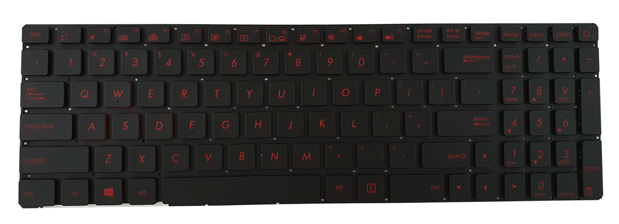 Tastatura laptop ASUS G552V G552VW G552VX FZ50JX GL752VW GL552 G551JW neagra iluminata