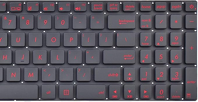 Tastatura laptop ASUS N551JB N551JK N551JM N551JQ neagra iluminata rosu