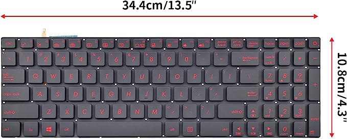 Tastatura laptop ASUS N551JB N551JK N551JM N551JQ neagra iluminata rosu