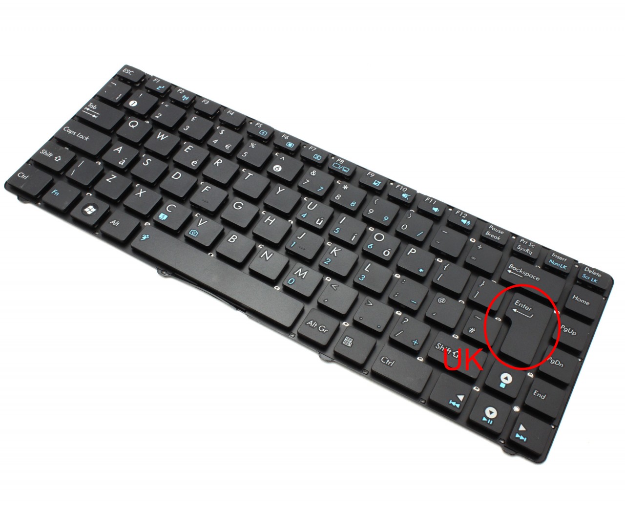 Tastatura laptop ASUS U36 U36S U36SD U36SG U36J U36SD model UK