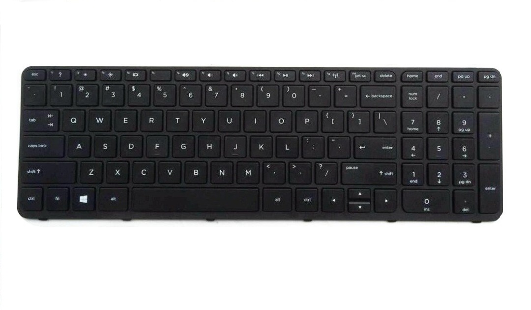Tastatura laptop HP PAVILION 15-N 15-E 15N 15T 15-F 15-G 15-R 15-A 15-S 15-H 250 G2 G3 255 G2 G3 256 G2 G3 cu rama