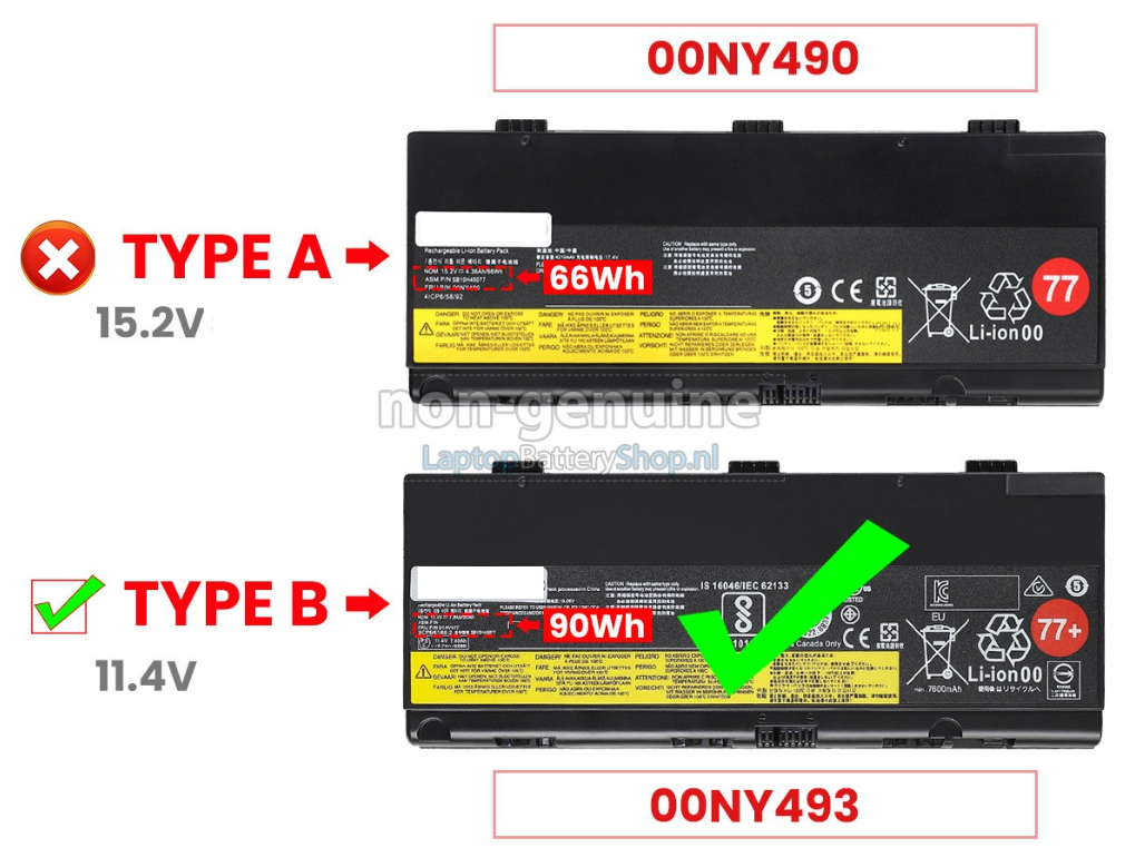 Baterie laptop Lenovo Thinkpad P50 P51 P52 00NY490 00NY491 00NY492