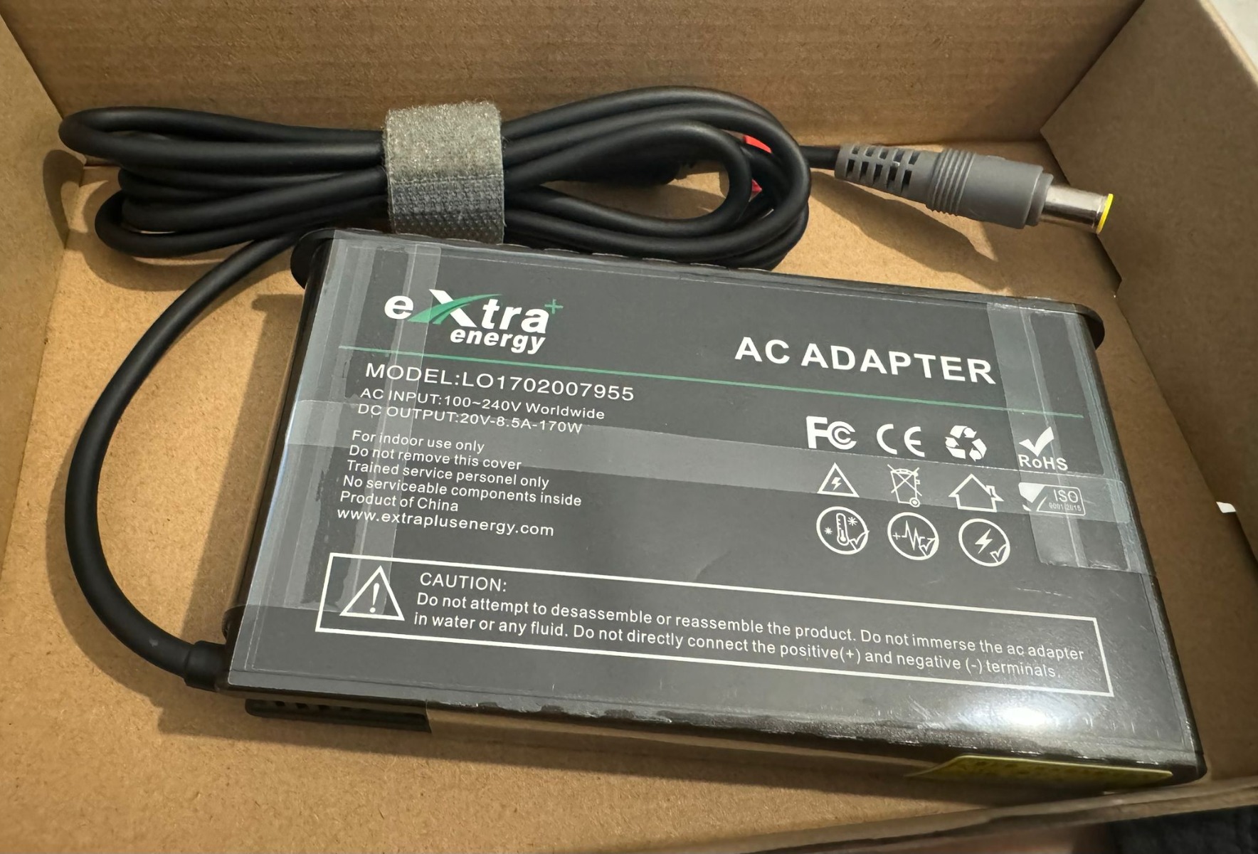 Incarcator laptop Lenovo 170W 20V 8.5A mufa 7.9x5.5mm model slim pin interior