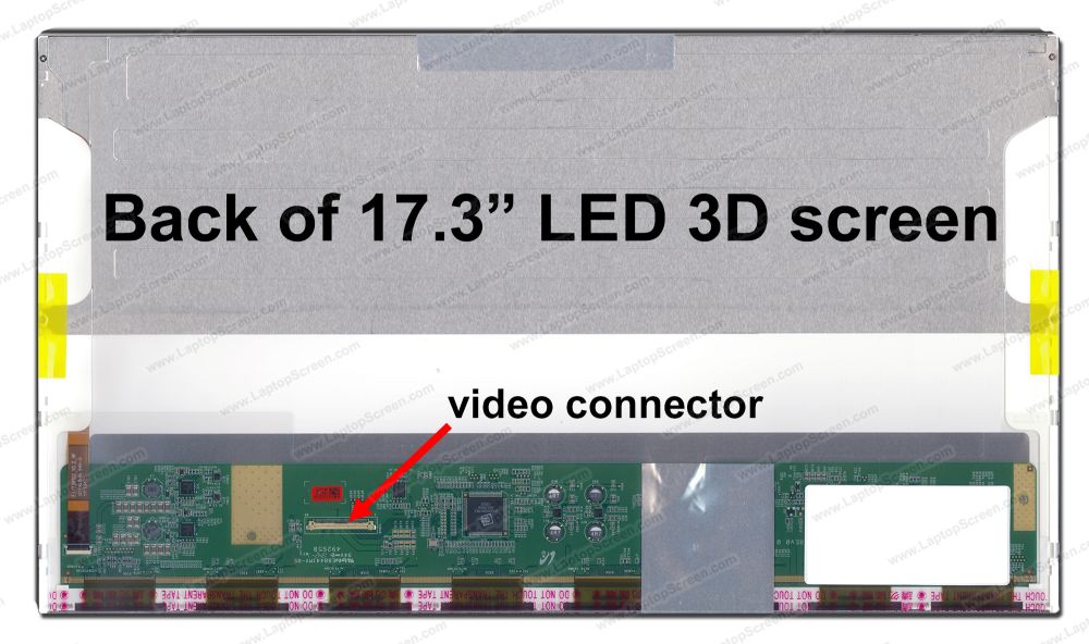 Laptop display 17.3 inch  1920x1080 FHD 3D CAPABLE  model LTN173HT02-D02 40 pin