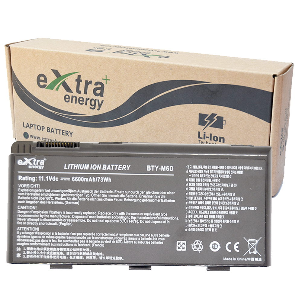 Baterie laptop  MSI GT60 GT70 GT660 GT680 GT683 GT780 GT783 GX660 GX680 GX780 BTY-M6D