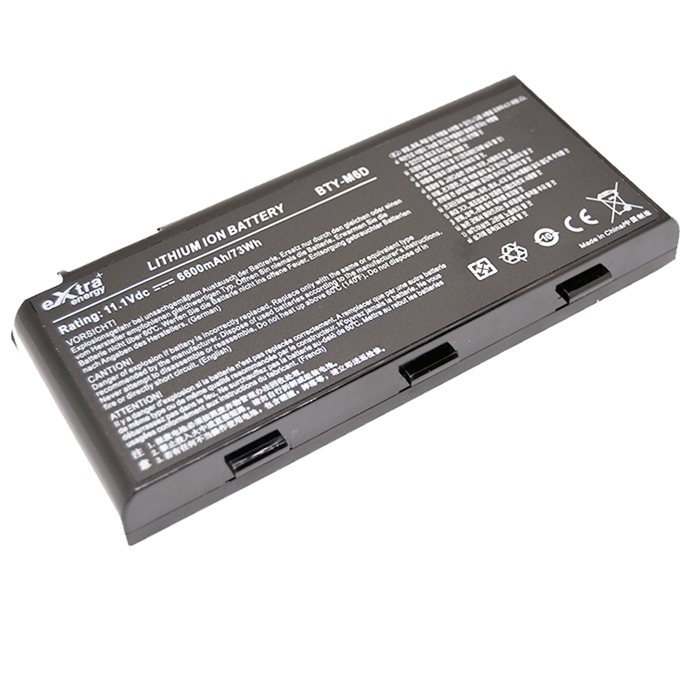 Baterie laptop  MSI GT60 GT70 GT660 GT680 GT683 GT780 GT783 GX660 GX680 GX780 BTY-M6D