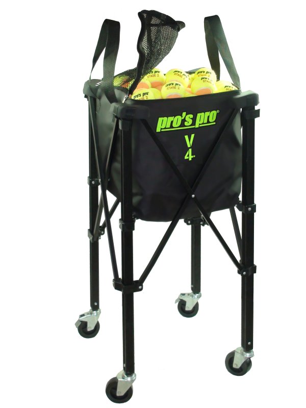 Pro's Pro Professional Cos Pliabil 150 Mingi de Tenis Negru