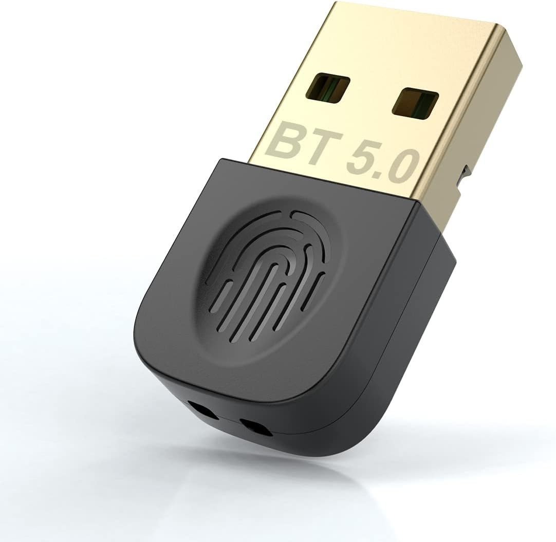 Adaptor Bluetooth dongle Eletrand Bluetooth 5.0 metal/plastic negru/auriu