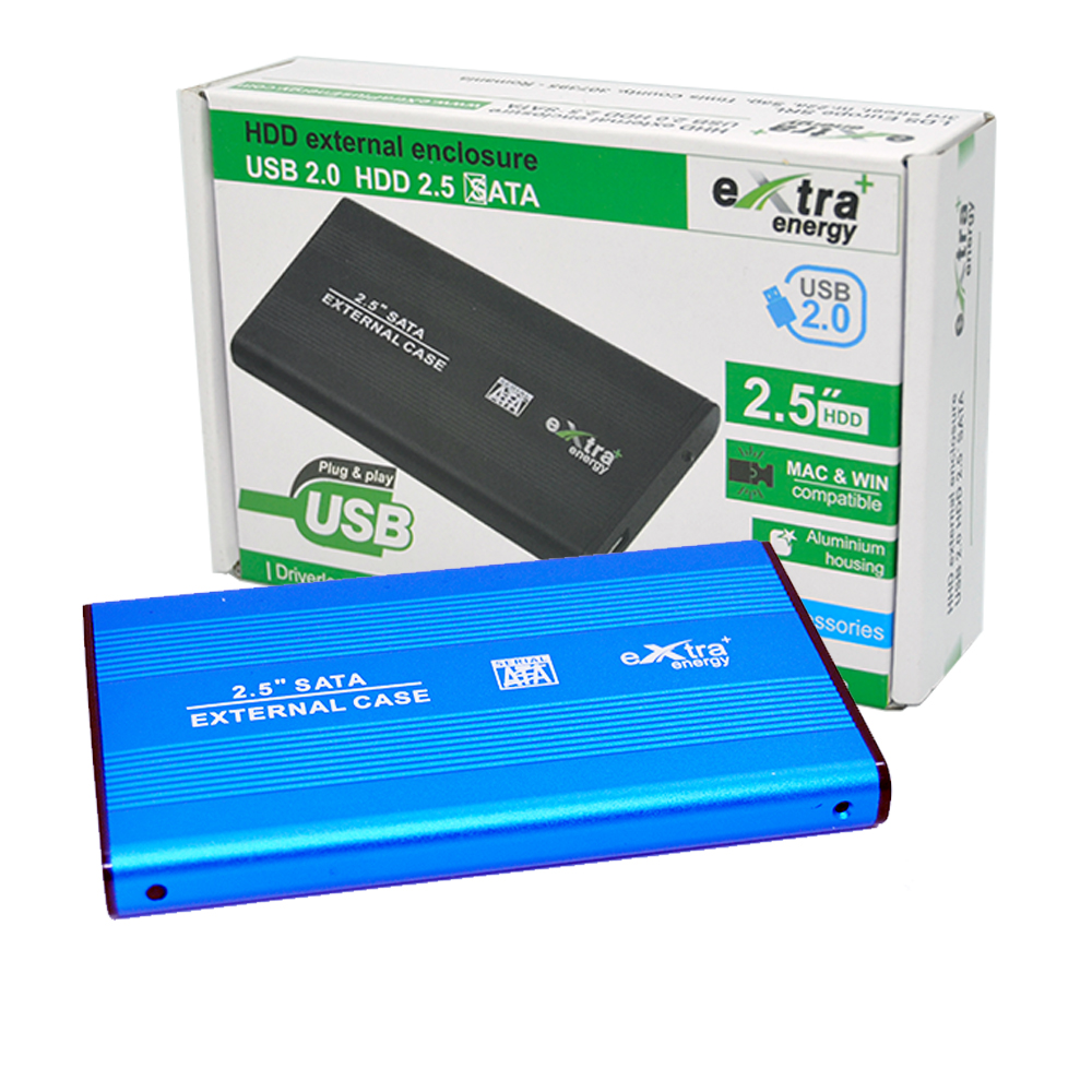 HDD Rack eXtra+ Energy, 2.5"  USB 2.0 Albastru