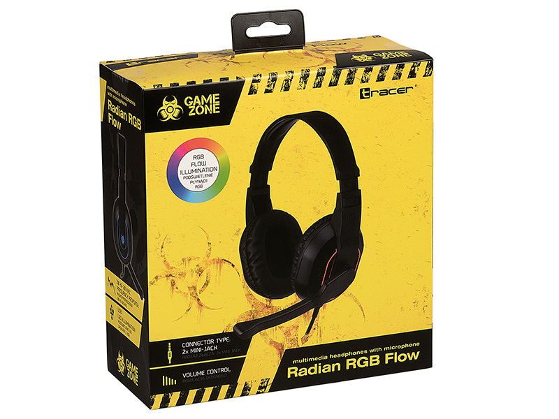 Gaming headset Tracer Gamezone Radian RGB Flow