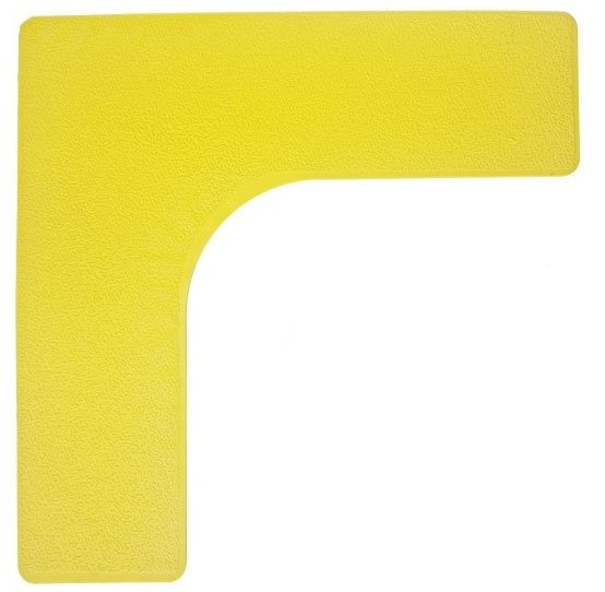 Pro's Pro marcator colturi teren tenis din cauciuc galben