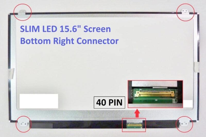 Laptop display 15.6 inch slim HD 1366x768  NT156WHM-N10 40pin - imagine 3