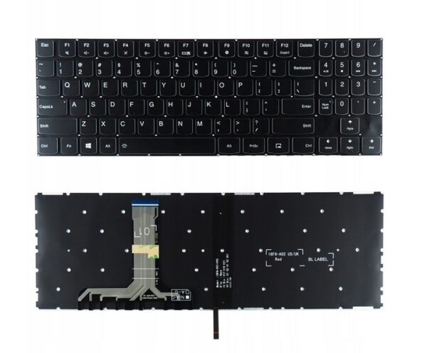 Tastatura laptop Lenovo Y520-15IKBN Y520-15IKBA neagra ilumi