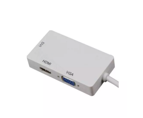 Adaptor HUB  3 in 1 DisplayPort la HDMI + VGA + DVI 22 cm