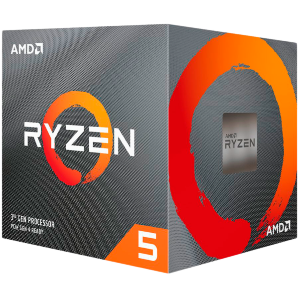 AMD CPU Desktop Ryzen 5 6C/12T 3600 (4.2GHz,36MB,65W,AM4) with Wraith Spire Cooler, box "100-100000031SBX"