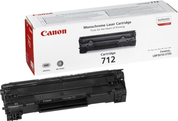 Toner Original Canon Black, CRG-712, pentru LBP-3010|LBP-3100, 6K,  , "CR1870B002AA"