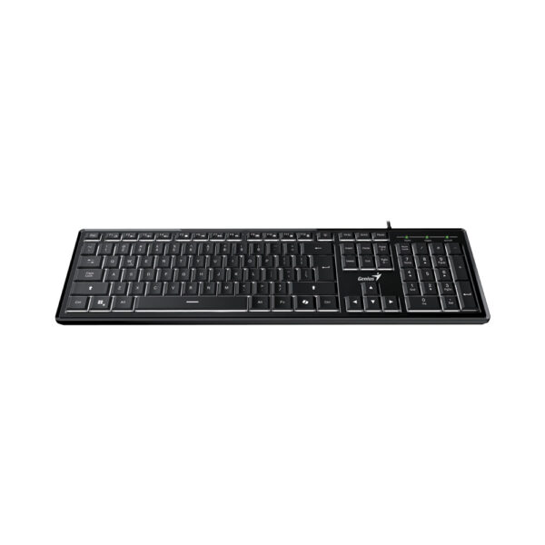 TASTATURA GENIUS USB, multimedia, 104 taste + 12 taste multimedia, black, "SlimStar 820" "31310055400"