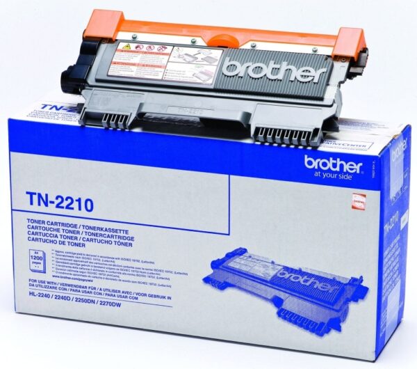 Toner Original Brother Black, TN2210, pentru HL-2240|2250|DCP-7060|7065|7070|MFC-7360|7460|Fax-2845, 1.2K,"TN2210"