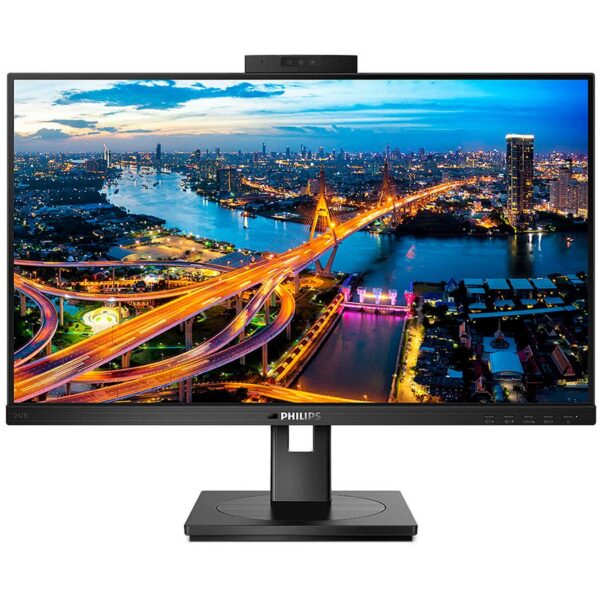 MONITOR PHILIPS 23.8", WLED IPS, FHD 75Hz 4ms HDMI DisplayPort USB Webcam Pivot "242B1H/00" (timbru verde 7 lei)