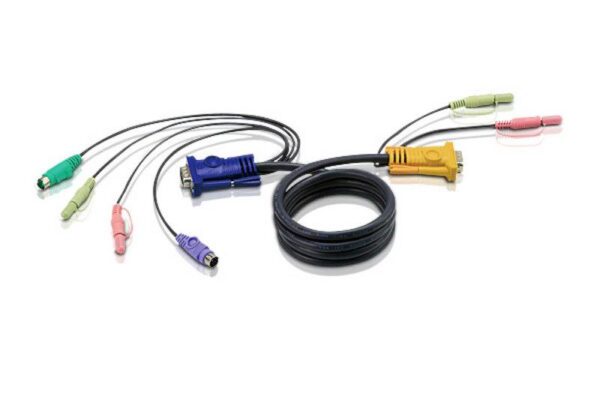 I/O ACC CABLE USB KVM 1.8M/3 IN 1 SPDH 2L-5302P ATEN "2L-5302P"