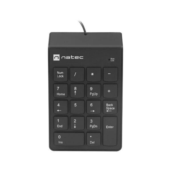 Tastatură numerică Natec GOBY 2 USB neagră NKL-2022 - imagine 2