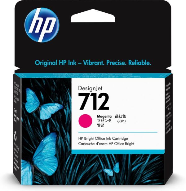 Cartus cerneala Original HP Magenta, nr.712, pentru Designjet T630 series, 38ml, , "3ED68A"