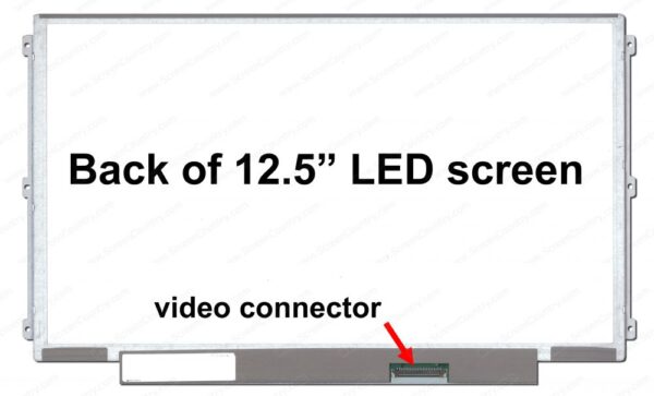 Laptop display 12.5 inch LP125WH2(TL)(B2) 1366x768 HD 6 holes tn right connector 40 pin - imagine 2